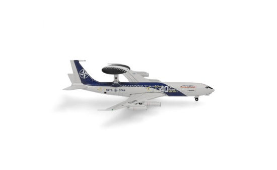 Herpa 537537 NATO E-3A Sentry - E-3 Component 40th Anniversary LX-N90450 1:500