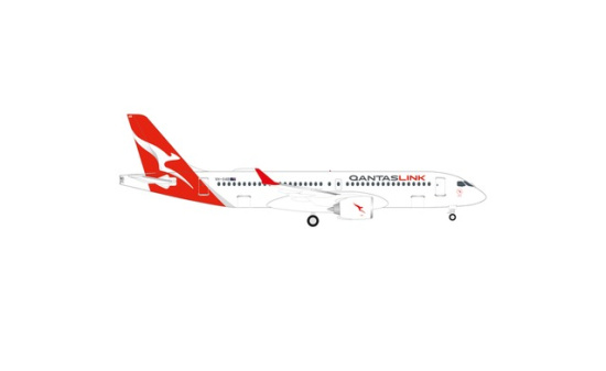 Herpa 537810 QantasLink Airbus A220-300 VH-X4B Koala 1:500