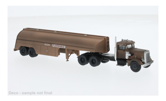 Brekina BRE85764 Peterbilt 281 Tank-SZ - Rost 1:87