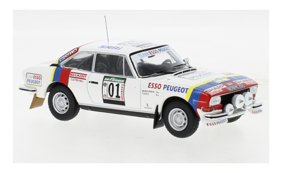IXO IXORAC417B.22 Peugeot 504 Coupe V6 - Rallye Cote d Ivoire - T.Mäkinen - J.Todt 1:43