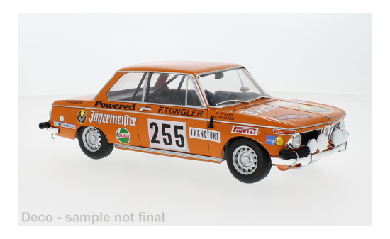IXO IXO18RMC165.22 BMW 2002 - Jägermeister - Rally Monte Carlo - W.Stiller - A.Wagener 1:18