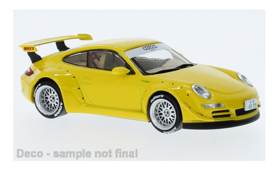 IXO IXOMOC339.22 Porsche 911 (997) RWB - gelb 1:43