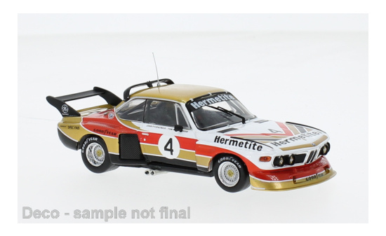 IXO IXOGTM167LQ.22 BMW 3.5 CSL Gr.5 - Hermetite - 6h Silverstone - J.Fitzpatrick - T.Walkinshaw 1:43