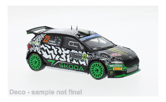 IXO IXORAM918.22 Skoda Fabia Rally2 - Rallye Monte Carlo - O.Solberg - E.Edmondson 1:43