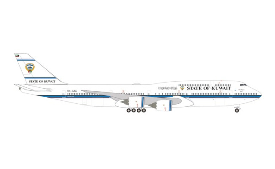 Herpa 538046 Kuwait Government Boeing 747-8 BBJ 1:500