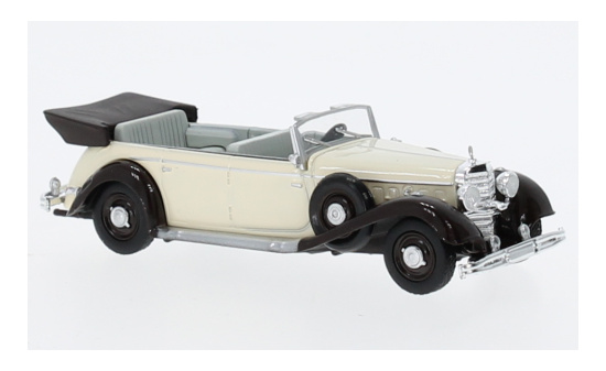 Brekina BRE21055 Mercedes 770 K - hellbeige , dunkelbraun 1:87