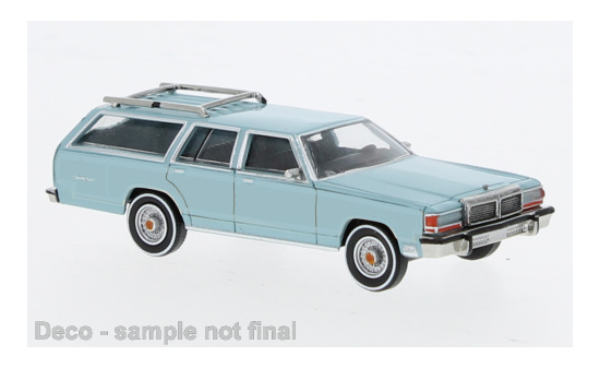 Brekina BRE19631 Ford LTD Station Wagon - hellblau 1:87