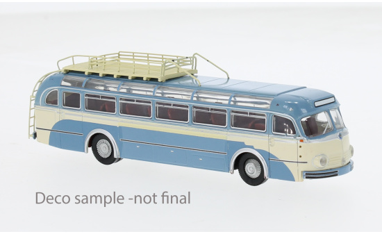Brekina BRE50506 Mercedes O 6600 H Reisebus - hellblau , beige 1:87