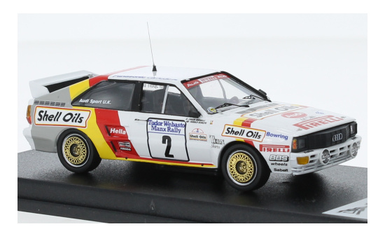 Trofeu TRORR.UK95 Audi quattro - Shell Oils - Rallye Manx - H.Demuth - E.Radaelli - Vorbestellung 1:43