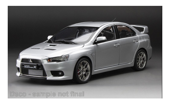 Sun Star SUN5821 Mitsubishi Lancer Evolution X - silber 1:18