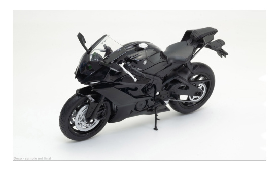 Welly WEL62201GW-BLACK Yamaha YZF-R6 - schwarz - Vorbestellung 1:12