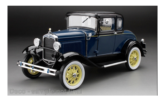 Sun Star SUN6211 Ford Model A Coupe - dunkelblau , schwarz 1:18