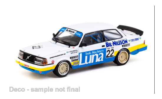 Tarmac TART64-050-84ETC22 Volvo 240 Turbo - Zolder - U.Granberg - R.Kvist 1:64