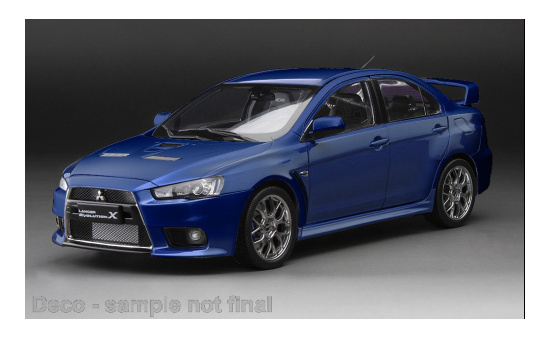 Sun Star SUN5823 Mitsubishi Lancer Evolution X - blau (Metallic) 1:18