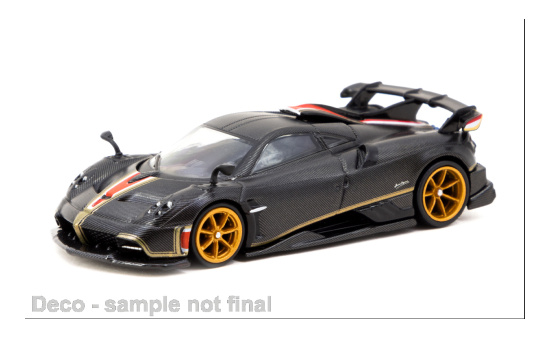 Tarmac TART64G-TL046-BCF Pagani Imola - schwarz (Matt) , carbon 1:64