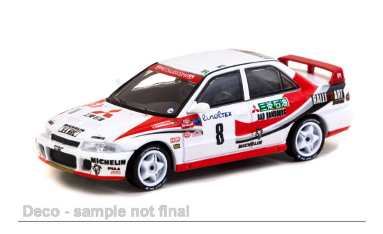 Tarmac TART64G-048.93MCR08 Mitsubishi Lancer Evolution I - Rallye Monte Carlo - K.Eriksson - S.Parmander 1:64