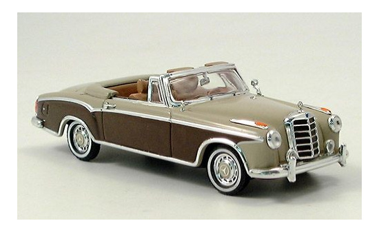 Vitesse VSS28623 Mercedes 220 SE Cabriolet - beige , braun - Vorbestellung 1:43