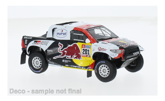 IXO IXORAM927.22 Toyota GR DKR Hilux T1 - Rally Dakar - N.Al-Attiyah - M.Baumel 1:43