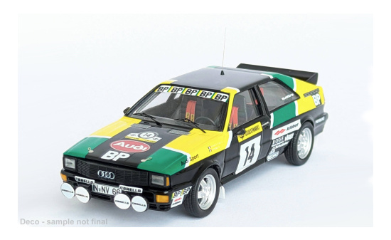 Trofeu TRORR.FI35 Audi quattro - 1000 Lakes Rallye - M.Mouton - F.Pons 1:43