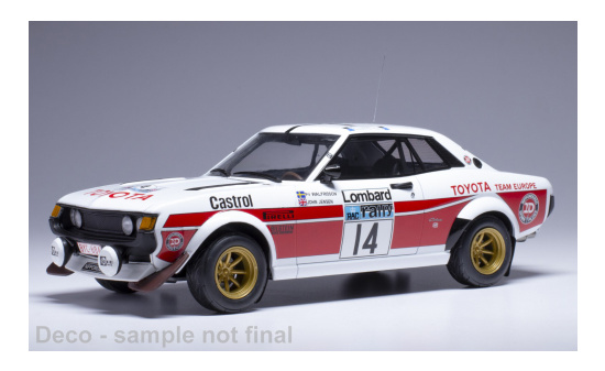 IXO IXO18RMC189B.22 Toyota Celica 2000 GT (RA21) - RAC Rally - P-I.Walfridson - J.Jensen 1:18