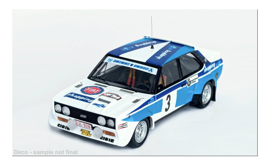 Trofeu TRORR.BE54 Fiat 131 Abarth - Rally Ardennes - Didi - A.Pauly 1:43