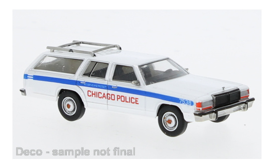 Brekina BRE19632 Ford LTD Station Wagon - Chicago Police 1:87
