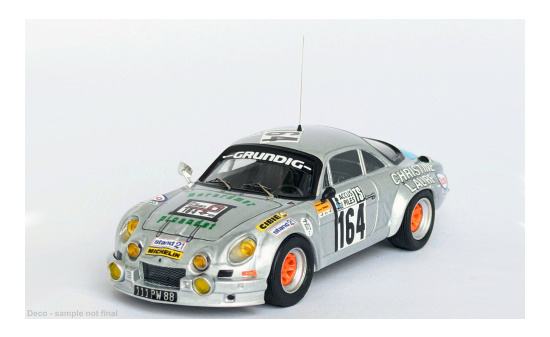 Trofeu TRORR.FR80 Alpine Renault A110 - Tour de France Automobile - P.Meny - P.Goury 1:43