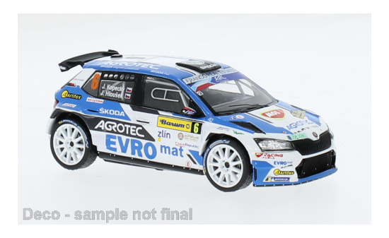 IXO IXORAM935LQ.22 Skoda Fabia Rally2 EVO - Barum Rally Zlin - J.Kopecky - J.Hlousek 1:43