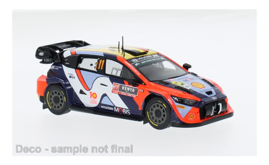 IXO IXORAM939.22 Hyundai i20 N Rally1 - Safari Rallye Kenia - T.Neuville - M.Wydaeghe 1:43