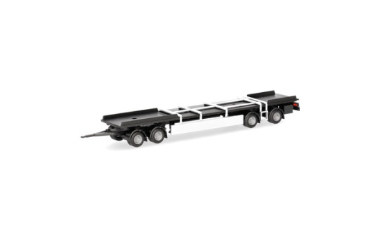 Herpa 085953 Teileservice Fahrgestell 4achs Hänger Schweden, (2 Stück) 1:87