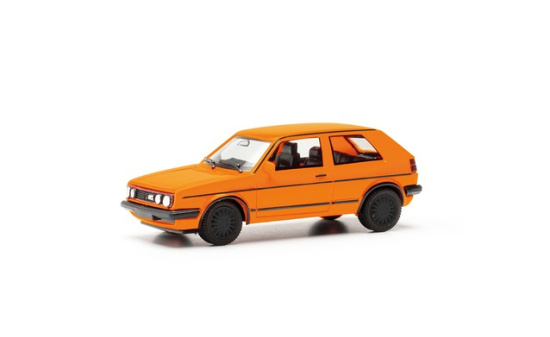 Herpa 420846-003 Volkswagen (VW) Golf II GTI, tieforange 1:87