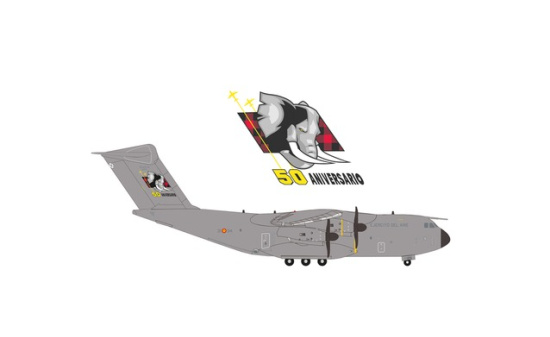 Herpa 573191 Spanish Air Force Airbus A400M Atlas (T.23) - 31st Wing (Ala 31), Zaragoza - 50 Aniversario 1:200