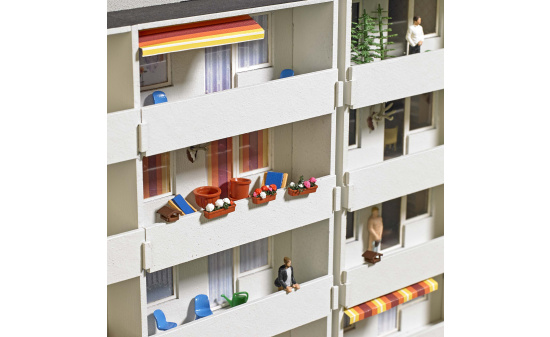 Busch 1836 Balkon-Set - Vorbestellung 1:87