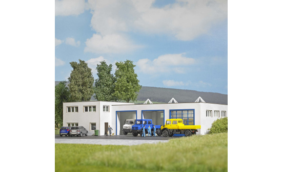 Busch 1966 Fahrzeughalle - Vorbestellung 1:87