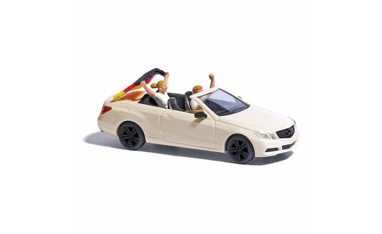 Busch 41674 MB E .Cabrio »Fußball-Fieber« - Vorbestellung 1:87
