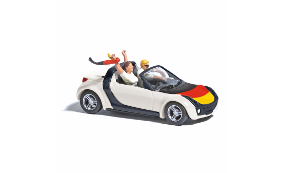 Busch 49308 Smart Roadst. Fußball Fieber - Vorbestellung 1:87
