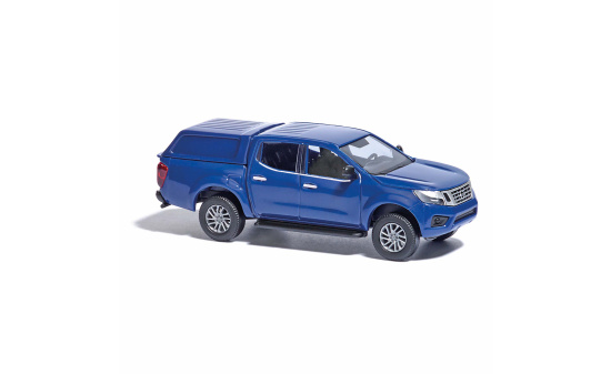 Busch 53705 Nissan Navara/Hardtop, Blau - Vorbestellung 1:87