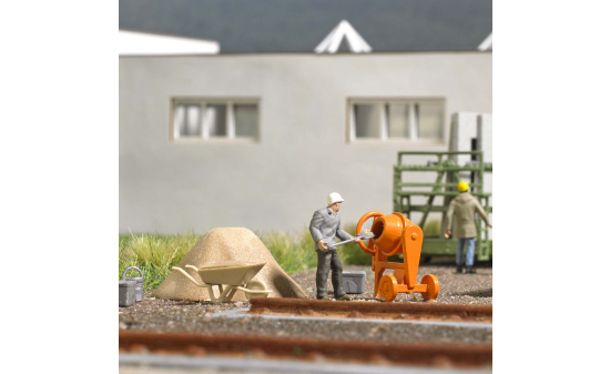 Busch 79901 A-Set:Beton mischen - Vorbestellung 1:87