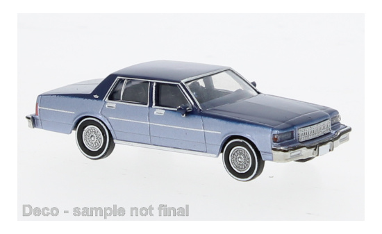 Brekina BRE19707 Chevrolet Caprice - hellblau (Metallic) , dunkelblau (Metallic) 1:87