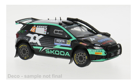 IXO IXORAM940A.22 Skoda Fabia Rally2 - Safari Rallye Kenia - G.Greensmith - J.Andersson 1:43