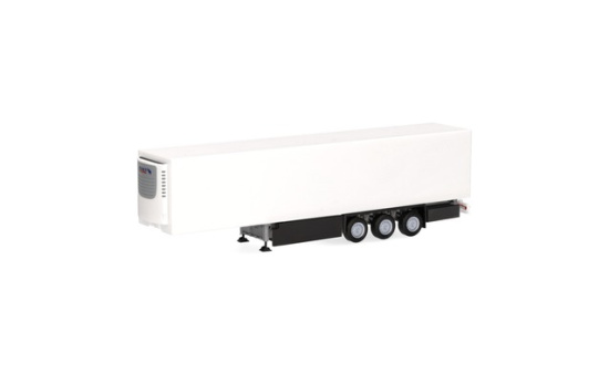 Herpa 077088 Schmitz E-Trailer Kühlkofferauflieger 3achs, weiß 1:87