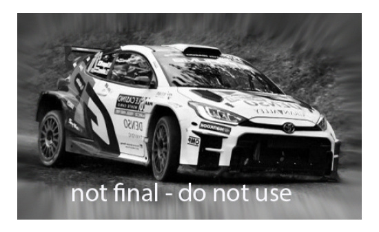 IXO IXORAM982.22 Toyota GR Yaris Rally2 - Rally Monte Carlo - H.Kogure - T.Luhtinen - Vorbestellung 1:43