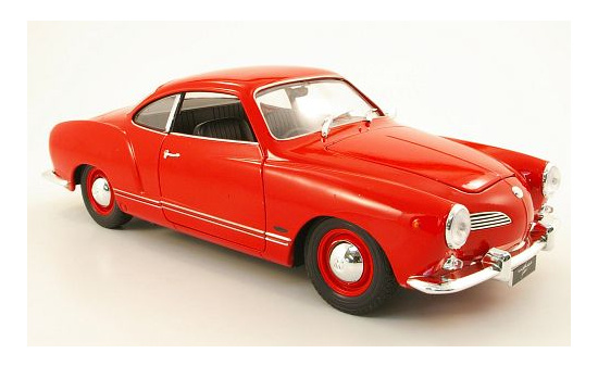 Welly WEL18023rt VW Karmann Ghia Coupé, rot - Vorbestellung 1:18