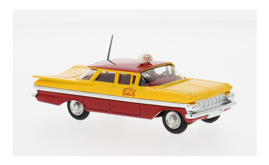 Corgi COCCD54321020 Chevrolet Taxi Cab - rot , gelb 1:50