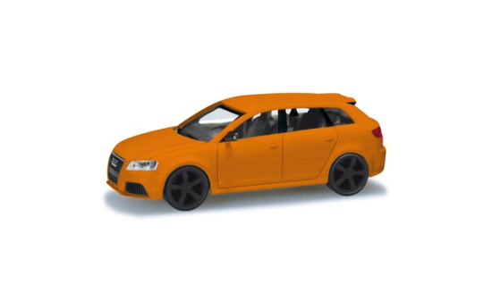 Herpa 024877-005 Audi RS3 Sportback, glutorange mit schwarzen Felgen - Vorbestellung 1:87