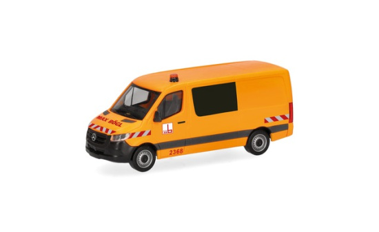Herpa 098663 Mercedes-Benz Sprinter '18 Halbbus Flachdach 