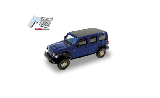 Micro City 87MC000013 MicroCity: Jeep Wrangler, blau (ab 2017) - Vorbestellung 1:87
