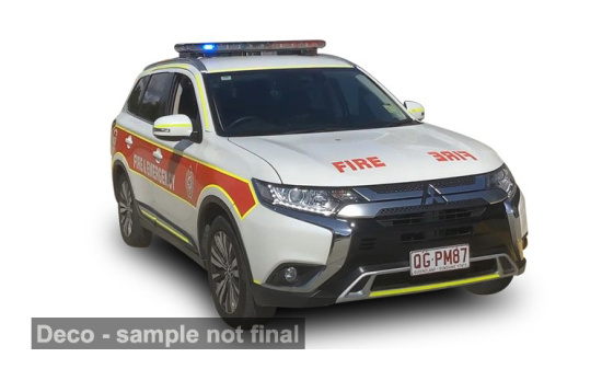 Sun Star SUN29403 Mitsubishi Outlander - Queensland Fire and Emergency Service - Vorbestellung 1:43