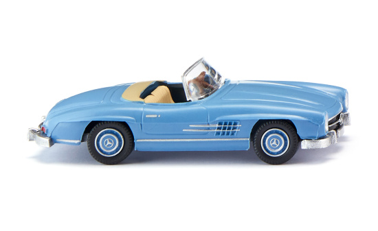 Wiking 023301 MB 300 SL Cabrio - hellblau 1:87