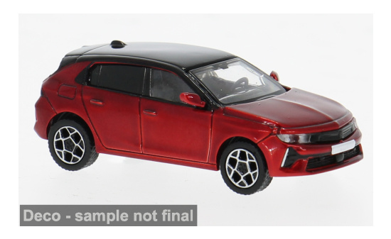 PCX87 PCX870588 Opel Astra L - dunkelrot , schwarz (Metallic) - Vorbestellung 1:87